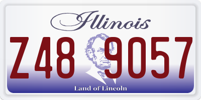 IL license plate Z489057
