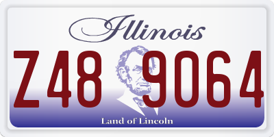 IL license plate Z489064