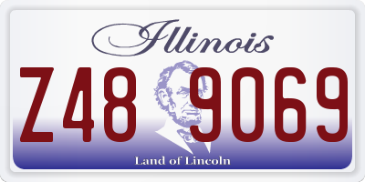 IL license plate Z489069