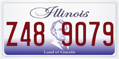 IL license plate Z489079