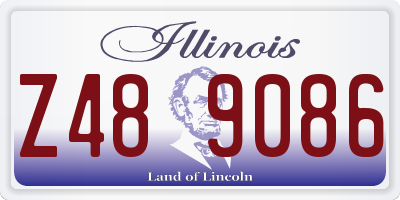 IL license plate Z489086