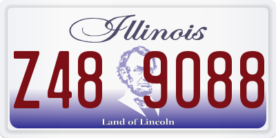 IL license plate Z489088