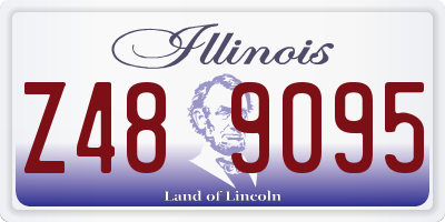 IL license plate Z489095