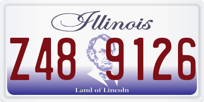 IL license plate Z489126