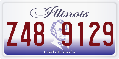 IL license plate Z489129