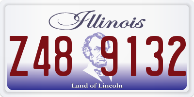 IL license plate Z489132