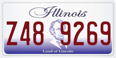 IL license plate Z489269