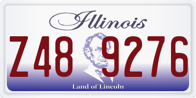 IL license plate Z489276