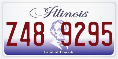 IL license plate Z489295