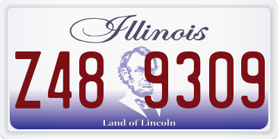 IL license plate Z489309