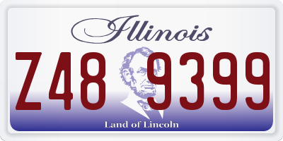 IL license plate Z489399