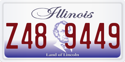 IL license plate Z489449