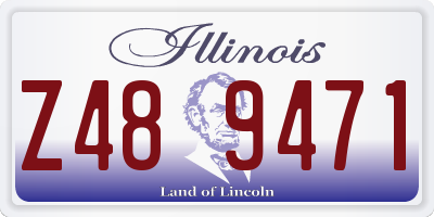 IL license plate Z489471