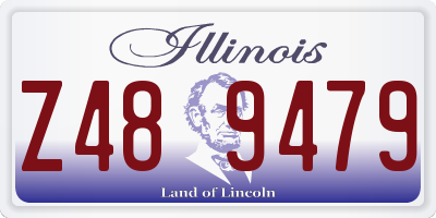 IL license plate Z489479