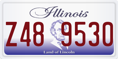 IL license plate Z489530