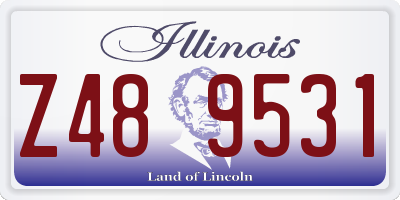 IL license plate Z489531