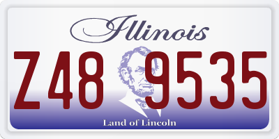 IL license plate Z489535