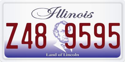 IL license plate Z489595
