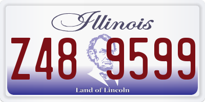 IL license plate Z489599