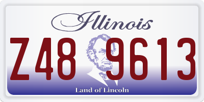 IL license plate Z489613
