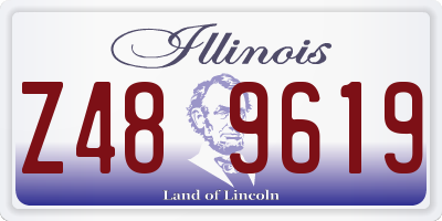 IL license plate Z489619