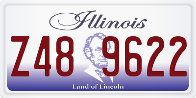 IL license plate Z489622