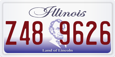 IL license plate Z489626