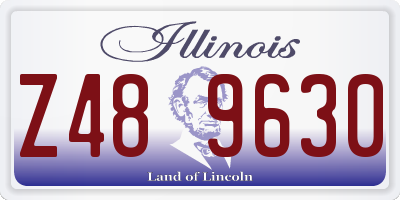 IL license plate Z489630
