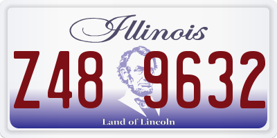 IL license plate Z489632