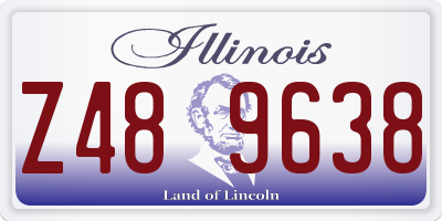 IL license plate Z489638