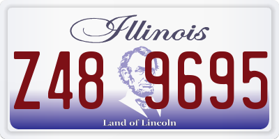 IL license plate Z489695