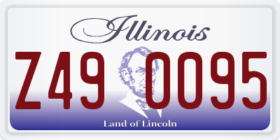 IL license plate Z490095