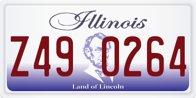 IL license plate Z490264