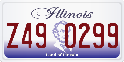 IL license plate Z490299