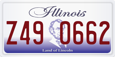IL license plate Z490662