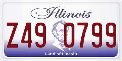 IL license plate Z490799