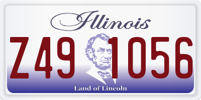 IL license plate Z491056