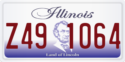 IL license plate Z491064