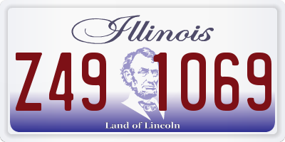 IL license plate Z491069