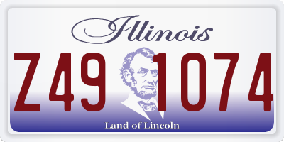 IL license plate Z491074