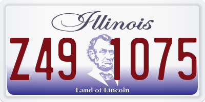 IL license plate Z491075