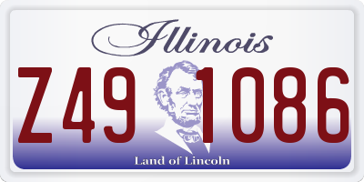 IL license plate Z491086
