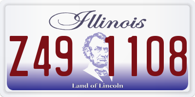 IL license plate Z491108