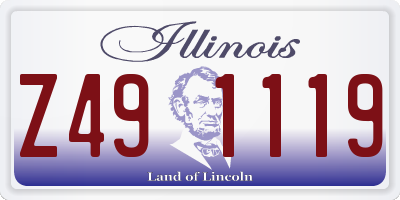 IL license plate Z491119