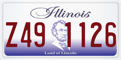 IL license plate Z491126