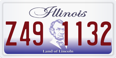 IL license plate Z491132