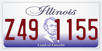 IL license plate Z491155