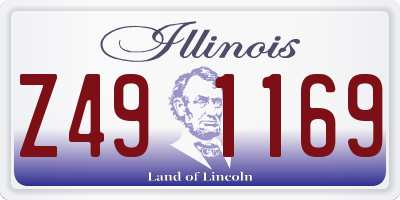 IL license plate Z491169