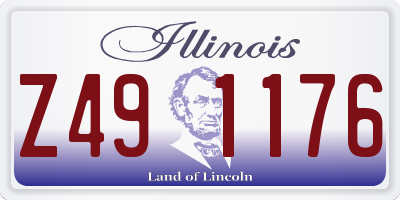 IL license plate Z491176