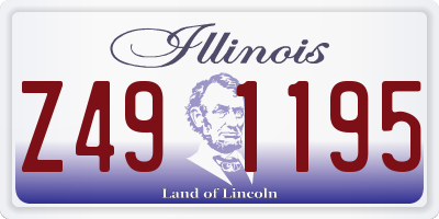 IL license plate Z491195
